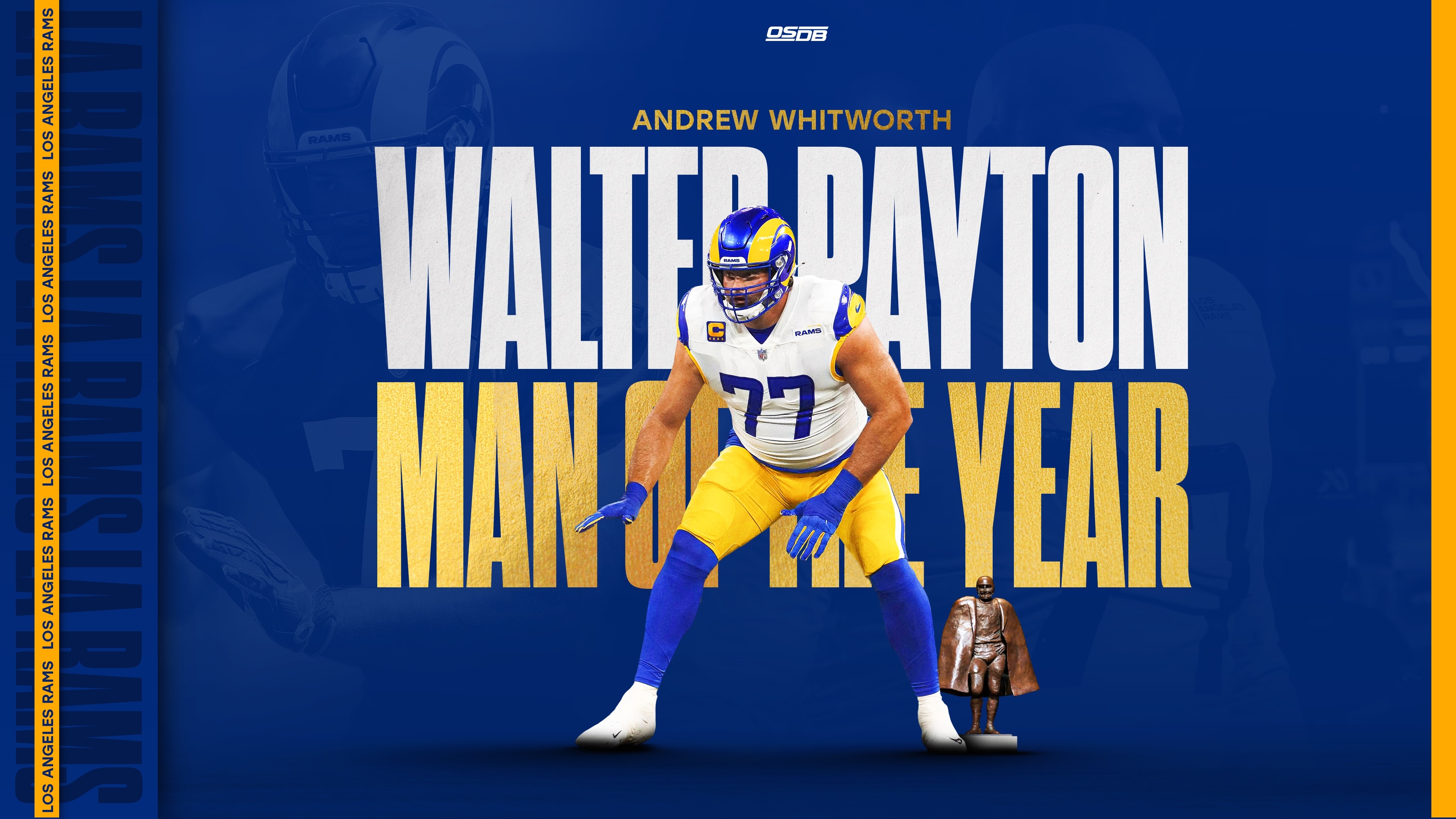 Andrew Whitworth as Walter Payton Man of the Year has a nice ring to it